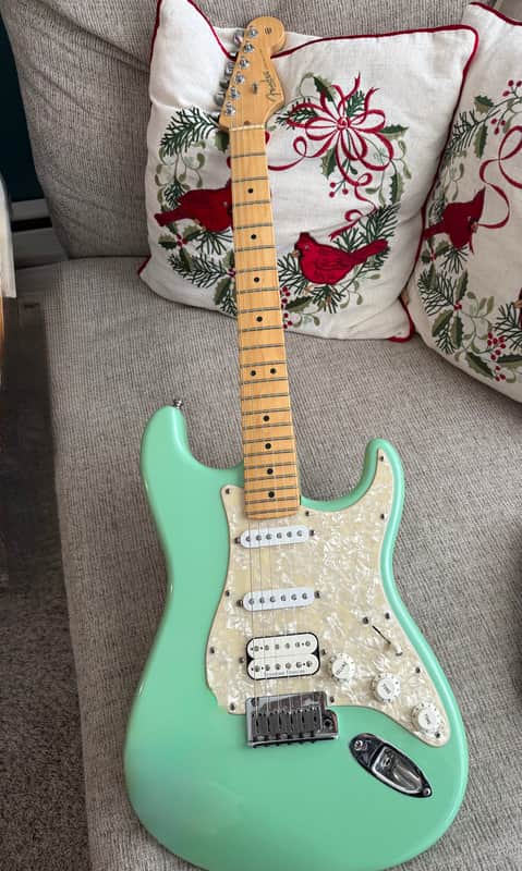 Fender American Fat Stratocaster Texas Special with Maple Fretboard 2002 - 2003 - Surf Pearl image 1