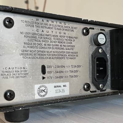 Gallien-Krueger 400RB-II Vintage Rackmount Bass Head Early 1990s 200W Black - Iconic GK Growl Bild 7