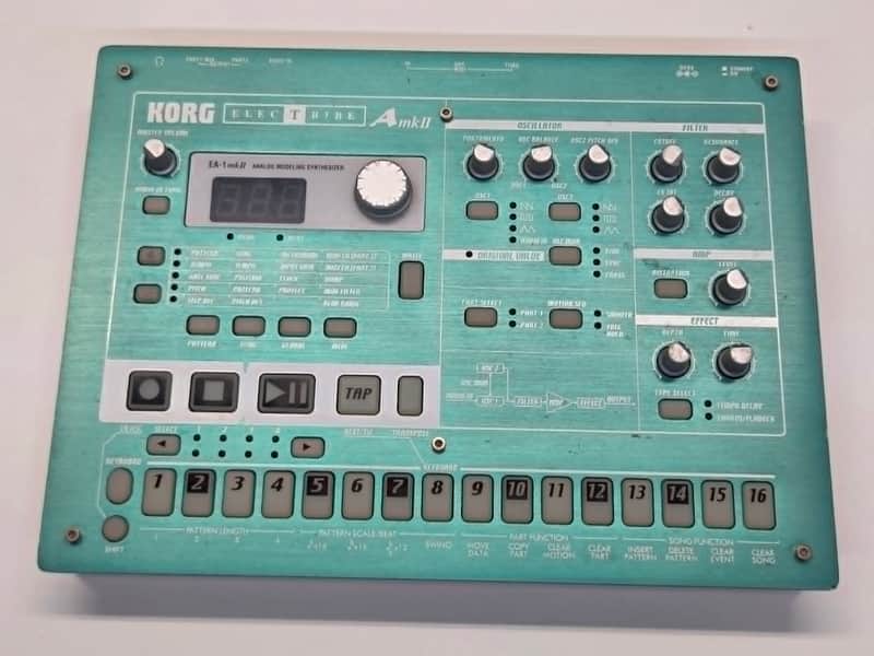 Korg Electribe-A MkII EA-1 MkII Analog Modeling Synthesizer 2000s - Green image 1