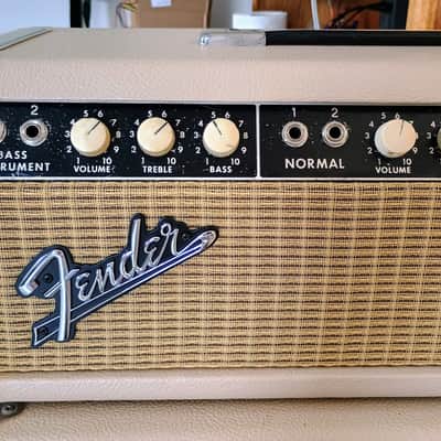 1964 Fender Bassman 6G6-B/C Blonde amp head image 3