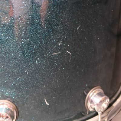 Natal Cafe Racer Poplar Green Sparkle Ex Puddle of Mudd 6 Piece Drum Kit + Hardware image 17