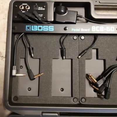 Boss BCB-60 Pedalboard / Carrying Case NOV 2004 w BOSS CABLING and 240v POWER SUPPLY image 5