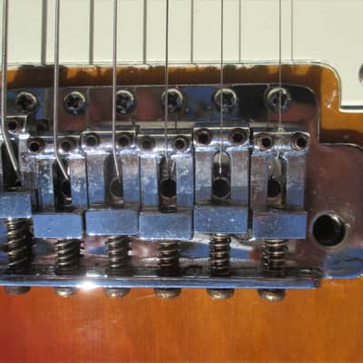 Fresher Straighter Guitar, 1970's, Japan,  Sunburst Finish,  Plays And Sounds Good, Gig Bag image 6