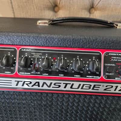 Peavey TransTube 212 EFX 100-Watt 2x12" Guitar Combo 2000s - Black with Red Trim image 6