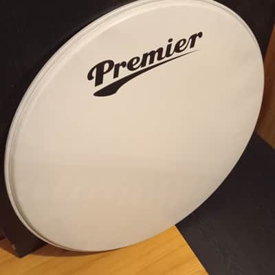 Premier 24" bass drum head 90s-00s - White 🤍 image 2