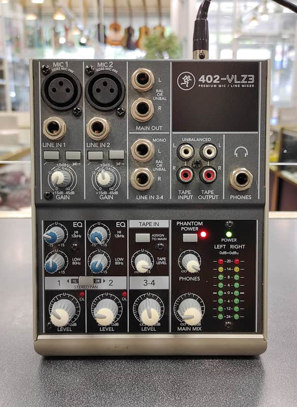 MACKIE 402-VLZ3 アナログミキサー DISC Mackie 402-VLZ3 Mixer at Gear4music