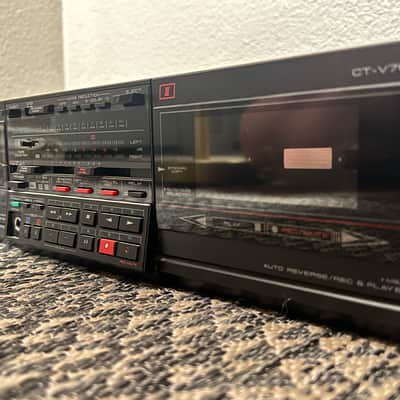 Vintage Pioneer CT-V70 Dual Cassette Deck 1986 - Black image 11