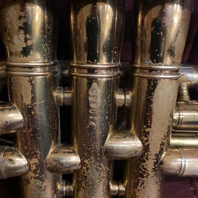 York 75th Anniversary (for parts) Bb cornet (1957) SN 210335 image 9