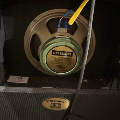 Custom combo amp: modified Knight KN3245 with custom Celestian Greenback cabinet! One of a kind killer rig image 11