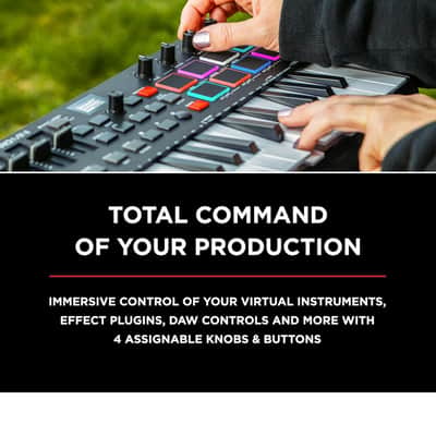 M-Audio Oxygen Pro Mini Powerful, 32-Mini-key USB MIDI Controller with Smart Controls and Auto-mapping image 5