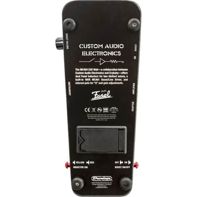 Dunlop MC-404 CAE Custom Audio Dual Inductor WAH Guitar Pedal image 3