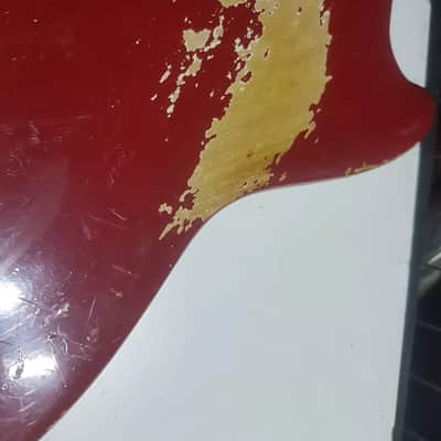 1966 FENDER MUSTANG LEFT HAND BODY USA - smells like KURT image 3
