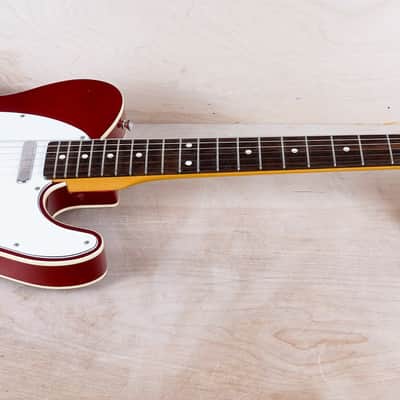 Fender TL62B-TX Telecaster Custom '62 Reissue CIJ 1997 Candy Apple Red Double Bound USA Texas Special PUs w/ Bag image 2