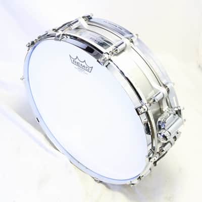 PEARL YA1435-2 Yukihiro Signature 14x3.5 Pearl Pearl Snare Drum Case included [06/13] image 7