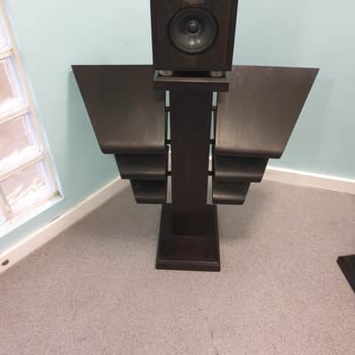 Shun Mook BBC LS3/5a Speakers 1980s - Real Ebony wood image 12