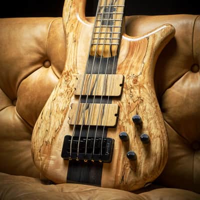 Spector USA Woodstock Custom Collection NS-5XL Rob Spalted Maple image 3