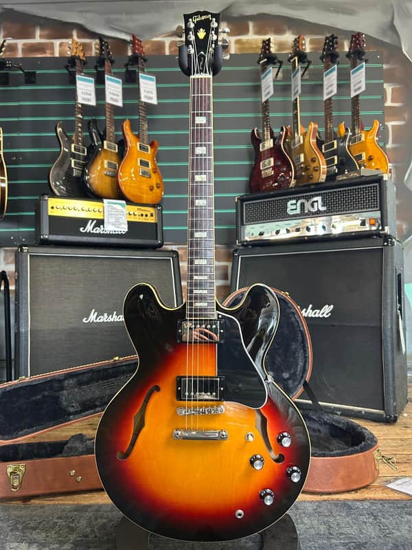 Gibson Memphis ES-335 Traditional Sunset Burst 2018 Semi-Hollow Electric Guitar