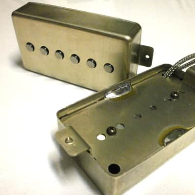 Humbucker Size Hybrid Pickups SET RAW COVER Strat Tone Alnico 5 ROD Magnet Stratocaster Fender PAF Q image 4