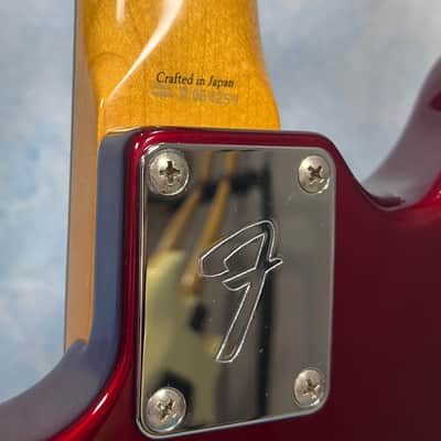 2004 Fender MG-73 Competition Mustang Old Candy Apple Red, CIJ image 14