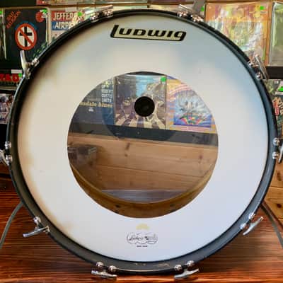 Ludwig White Marine Pearl 1960's -4 Piece Drum Set  W/ Jazz Festival SD image 25