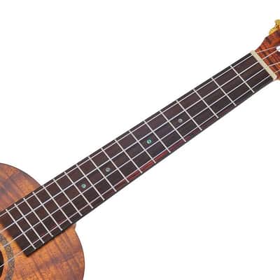 Mahalo MA3KA Artists Elite Series Tenor Ukulele. Koa Photo Flame image 4