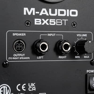 M-Audio BX5BT DSP-Enhanced Powered Desktop Studio Monitor (Pair, Black) - 5" image 5