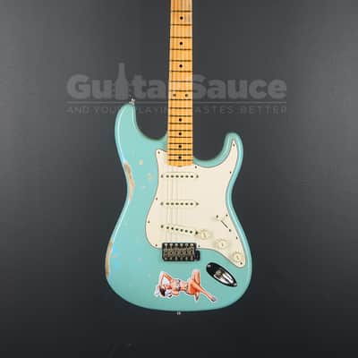 Fender Custom Shop Postmodern Stratocaster Maple Aged 2018 - Daphne Blue (COD 2054UG) image 1
