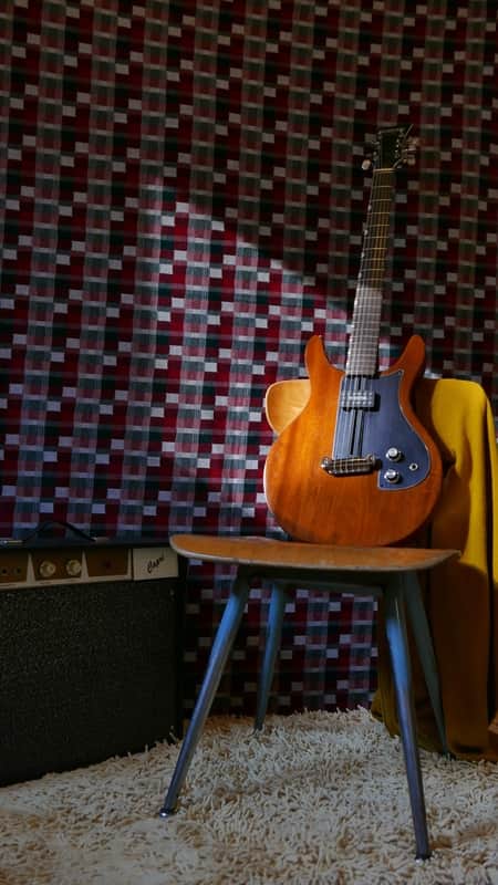 Dan Armstrong 341 London Series Sliding Pickup "London Woody" 1974 Mahagony - Bowie Model image 1