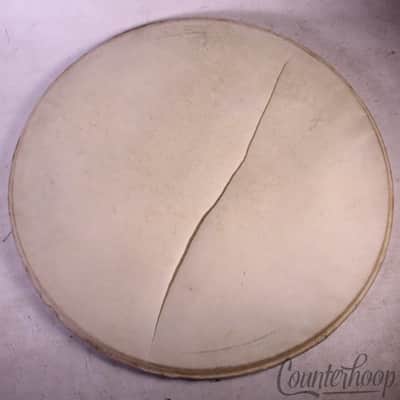 *24" Calf Skin Head Ballou Music Shop Dayton, OH Vintage 50s Rogers 1Ply Maple* image 1