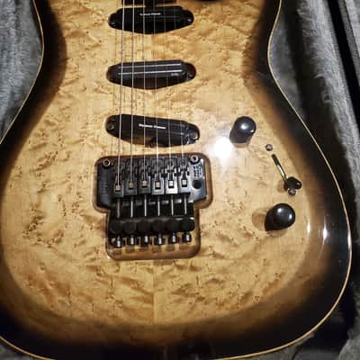 Godin Artisan ST, figured Birdseye top, Floyd rose, Bone nut, Seymours, HSC image 2