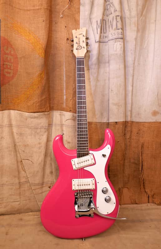 Mosrite V-88 1988 - Bubblegum Pink image 1