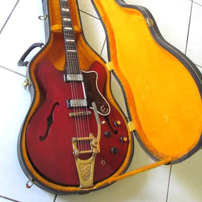 Epiphone E212TV Sheraton “Special Order” 1967 See Thru Cherry image 11