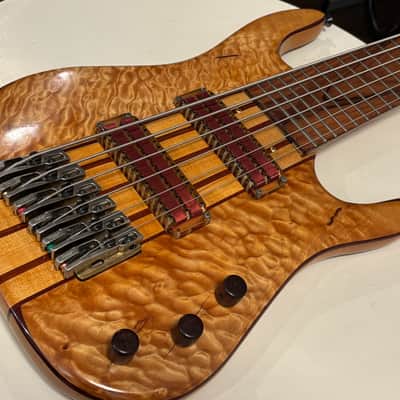 Acacia Matt Friedman Custom 6-String Electric Bass Guitar w/ late 90's - Hand Rubbed image 1