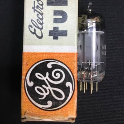 NOS GE 6C4 RADIO AUDIO AMPLIFIER TUBE TESTED VINTAGE HALO GETTER 4.5305-C image 2