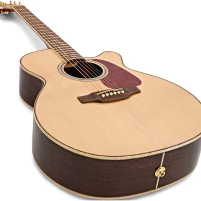 Takamine GN93CE-NAT Nex Cutaway Acoustic-Electric Guitar, Natural image 3