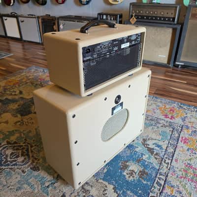 Used PRS DGT 15 Head + Cabinet Stack - 15-watts - 1x12 - White - w/Footswitch image 6