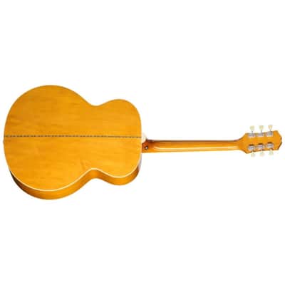 Epiphone J-200 Studio Left-Handed Acoustic-Electric Guitar - Natural image 6
