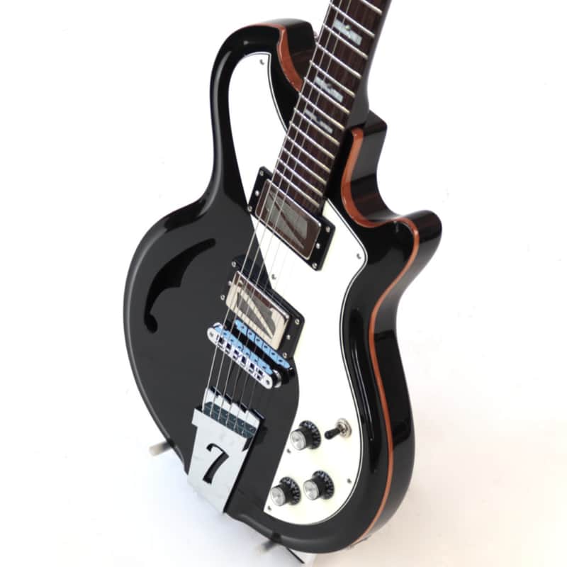 Italia Guitars Mondial Deluxe BLK Electric Guitar | Reverb