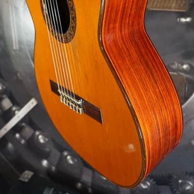 F. Himenes Modelo 300 Japan Classical Guitar w/ Chipboard Case image 11