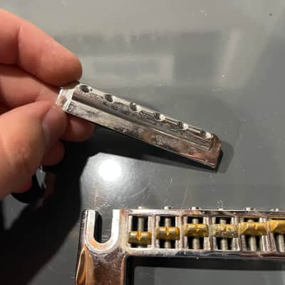 Schaller 455 Wraparound Bridge Gibson 1980’s - Chrome image 7