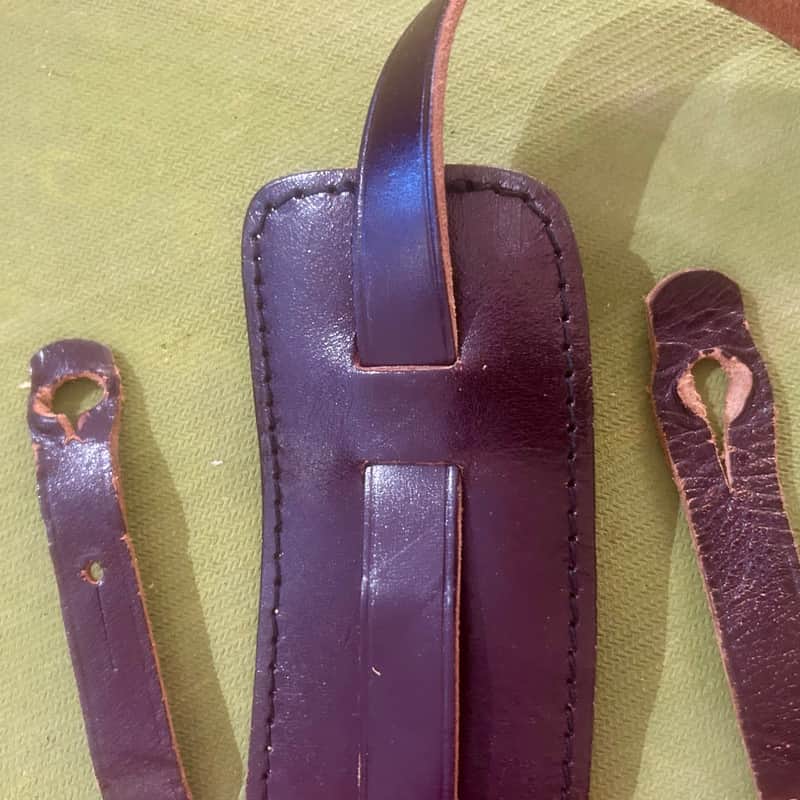 1960s Levy’s Vintage 1960s Guitar Strap Leather Dark Brown