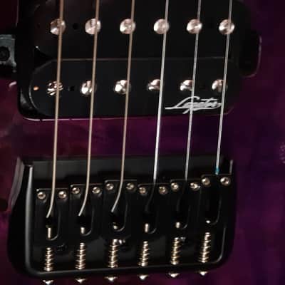 Legator Ninja N6SS(WATCHLIST OFFER)Super Shred Series Ultra-Fast Neck Profile, Ebony, Stainless Steel Frets, Locking Tuners! 2024 - Magenta Burl image 6