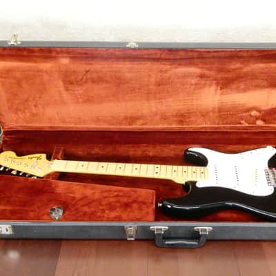 Fender Stratocaster 1974 - Black w/OHSC USED #558316 image 2