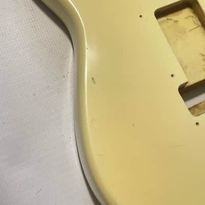 1986 Japan Charvel Jackson Import Model 3 Aged Pearl White Guitar Body Kahler Ready image 19