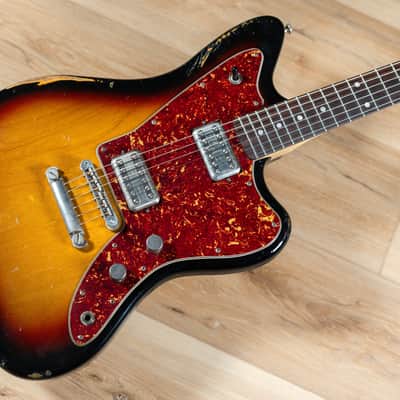 Fano JM6 Alt de Facto LollarTron Humbucker Guitar w/ Gigbag – 3-Tone Sunburst image 9