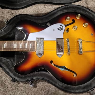 Epiphone Casino Reissue with Pau Ferro Fretboard 2022 Vintage Sunburst UPGRADES! image 3