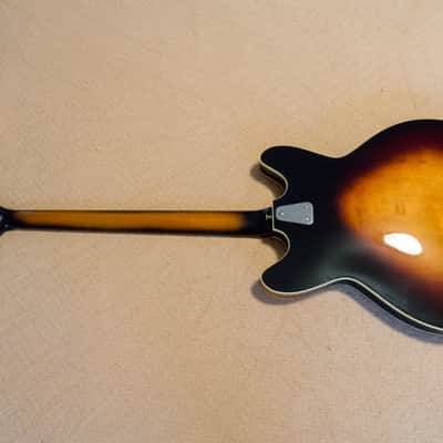 Hagstrom C-1 Concord Electric Bass  - 1966 or '67, Gloss Tobacco Sunburst - Left Handed, Lefty image 9
