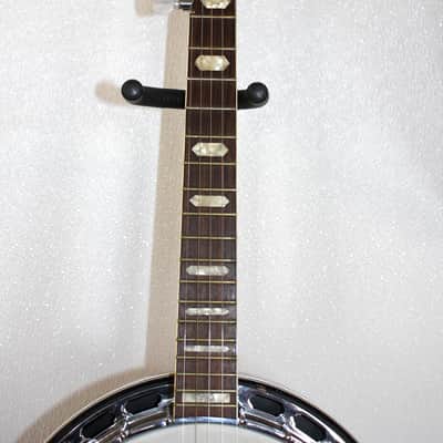 1980's Tokai T600R 5 String Banjo Made In Japan With Hard Shell Case image 3