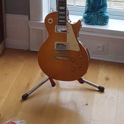 Gibson Les Paul 1960 Reissue 2017 - Wood effect/ dirty lemon burst image 12