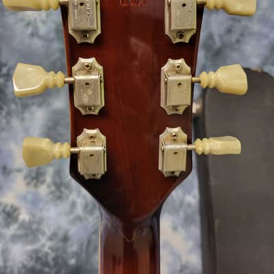 Video Demo Vintage 1973 Gibson Les Paul Deluxe Sunburst Mini Humbuckers Pro Setup New Strings Original Hardshell Case image 11
